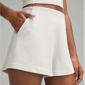 lululemon athletica High Waist Shorts in White